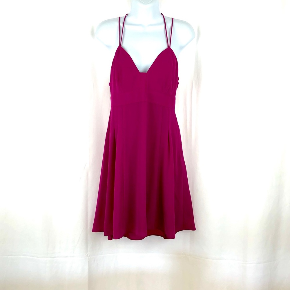 Express Spaghetti Strap Open Back Mini Dress 8 - image 1
